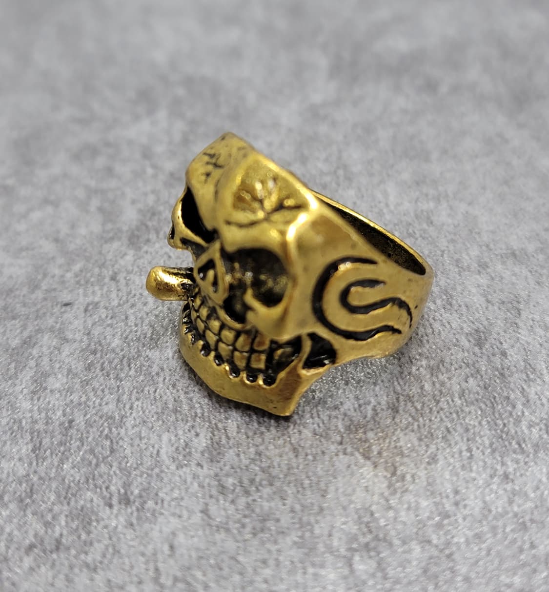 빈티지 스컬 해골반지 상품이미지4