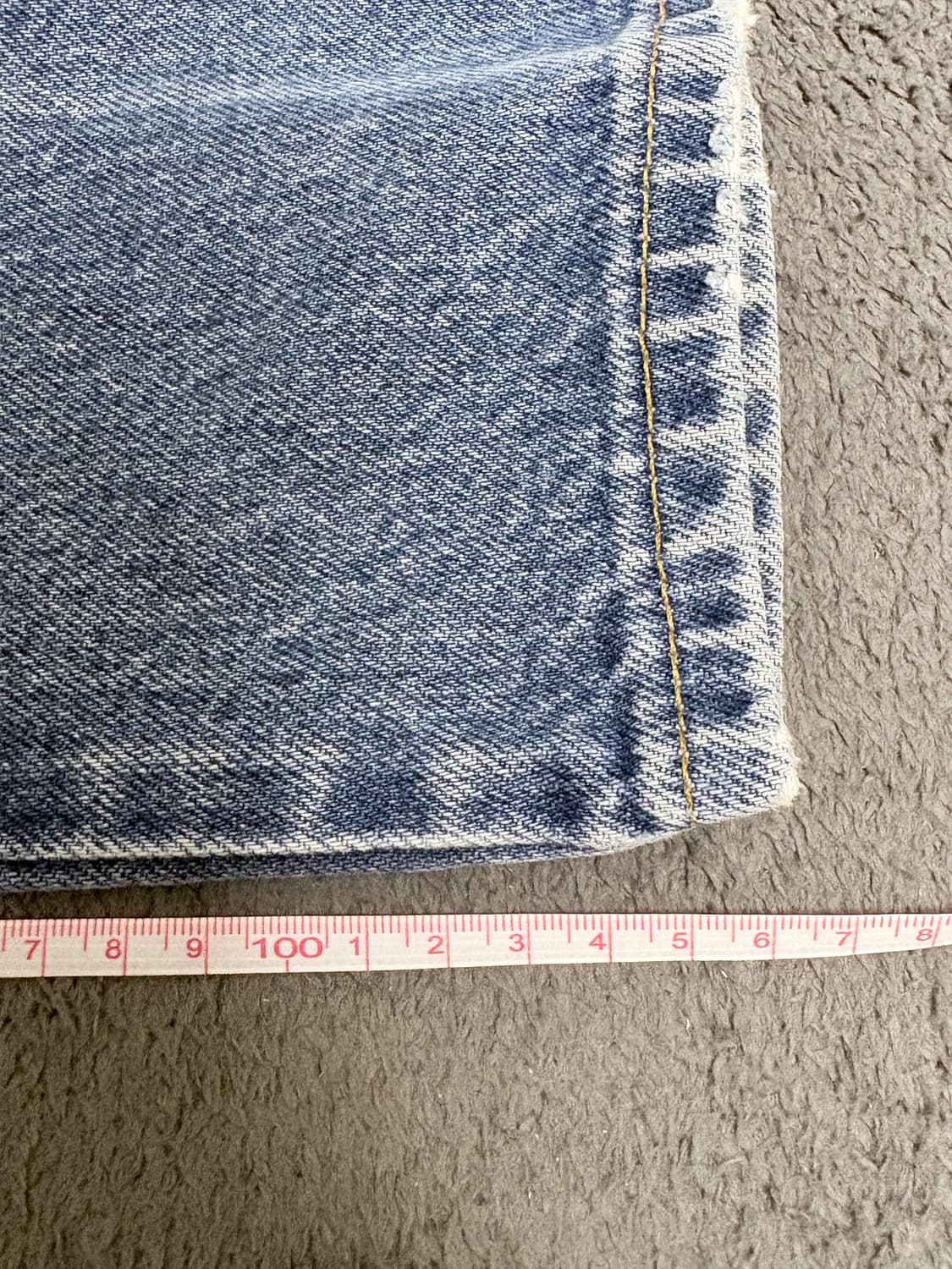 (33x32, 실측 32) 리바이스 517 USA 부츠컷 연청 상품이미지10