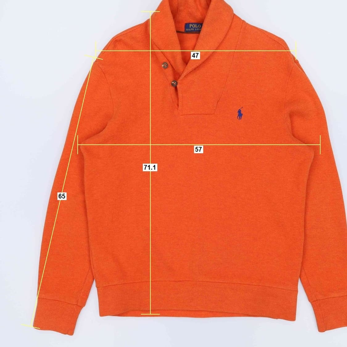 [M] 신형 폴로 랄프로렌 엘보 패치 숄카라 니트 스웨터 3910 상품이미지8