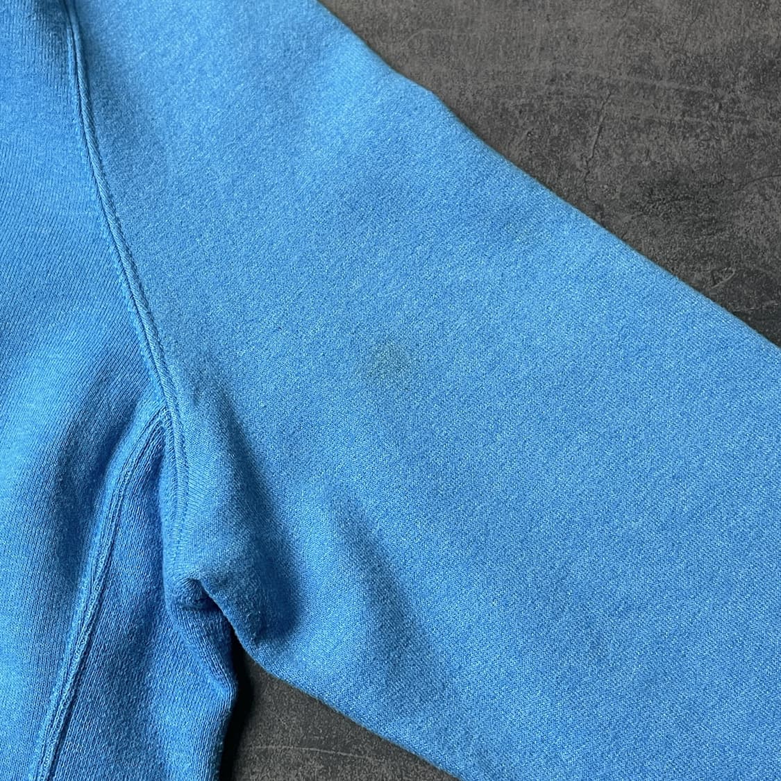 CHAMPION 챔피온 빈티지 블루 코튼 기모 맨투맨 A00496 상품이미지5