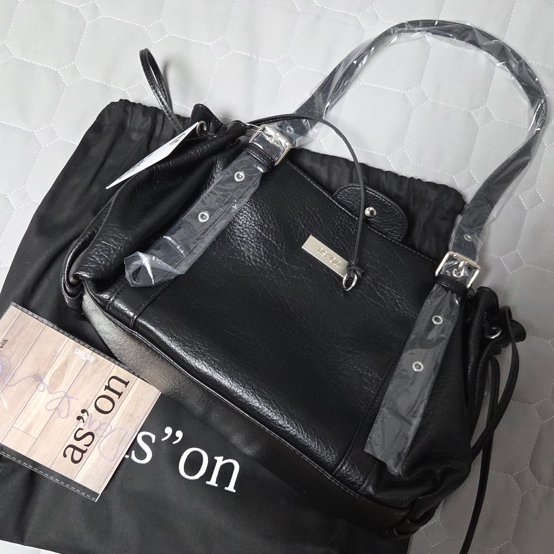 애즈온 헤븐백 블랙 새상품 상품이미지1