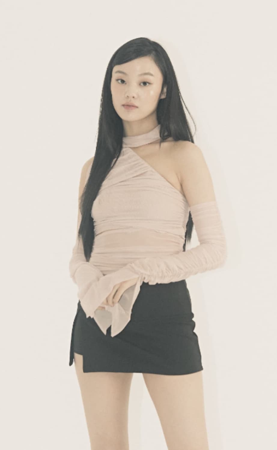 (새상품) 쓰리타임즈 얼루어링 탑 핑크 alluring top M 상품이미지1