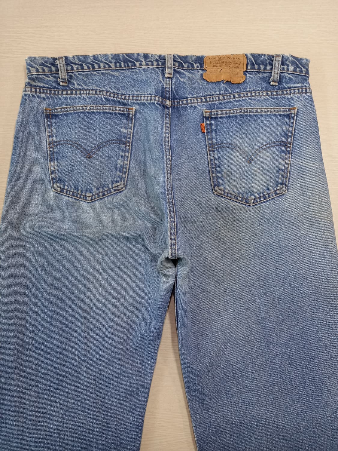 42 90's 리바이스505-0217USA 오렌지탭 테이퍼드진 42-01 상품이미지4