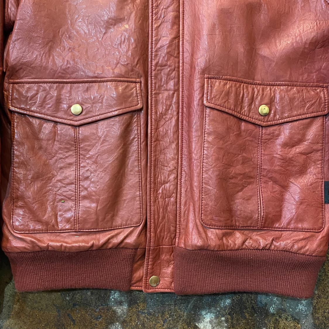 (L) 90s 스와거 swagger 레더자켓 상품이미지4