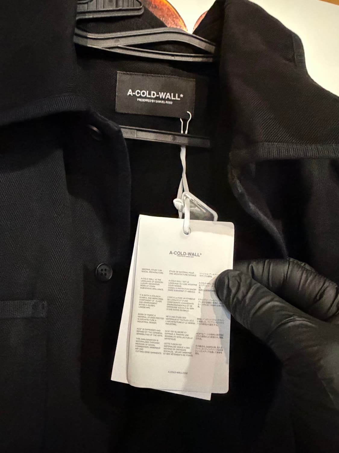 어콜드월 리미티드 셔츠자켓 블랙 L 상품이미지7