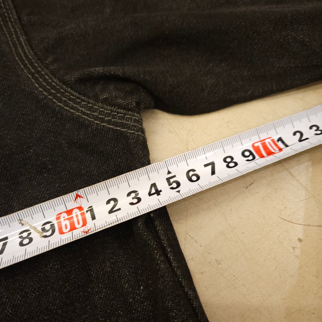 Clench jeans 바이크위크 올드스쿨 데님 자켓 상품이미지5