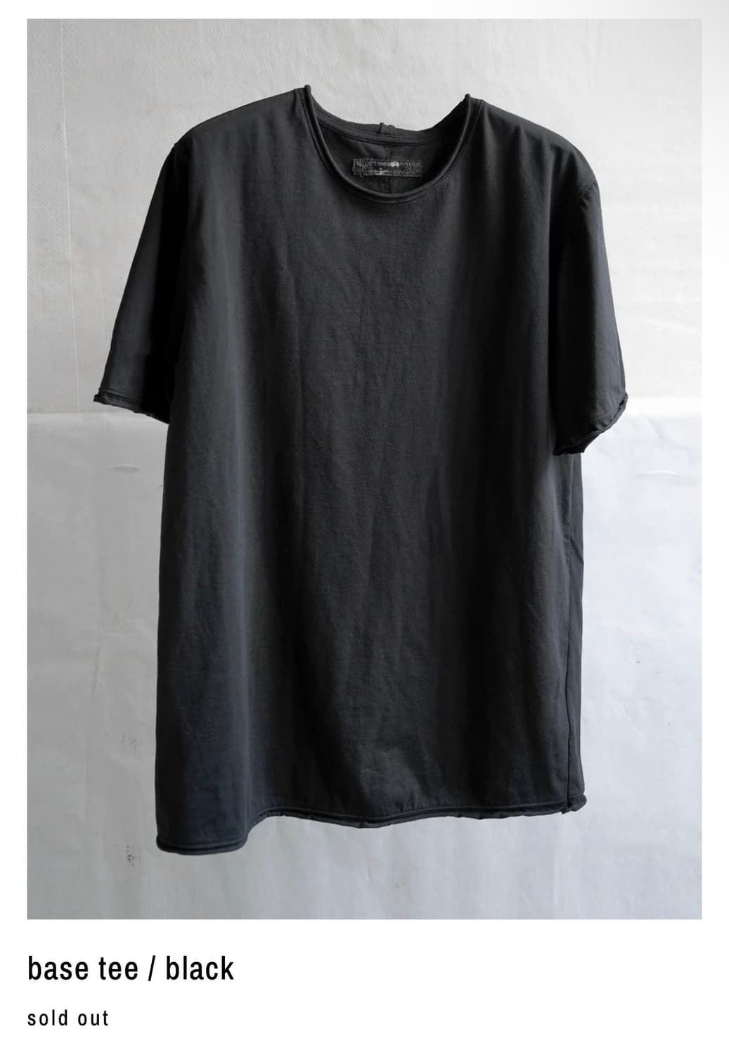 blackmerle base tee black 상품이미지1