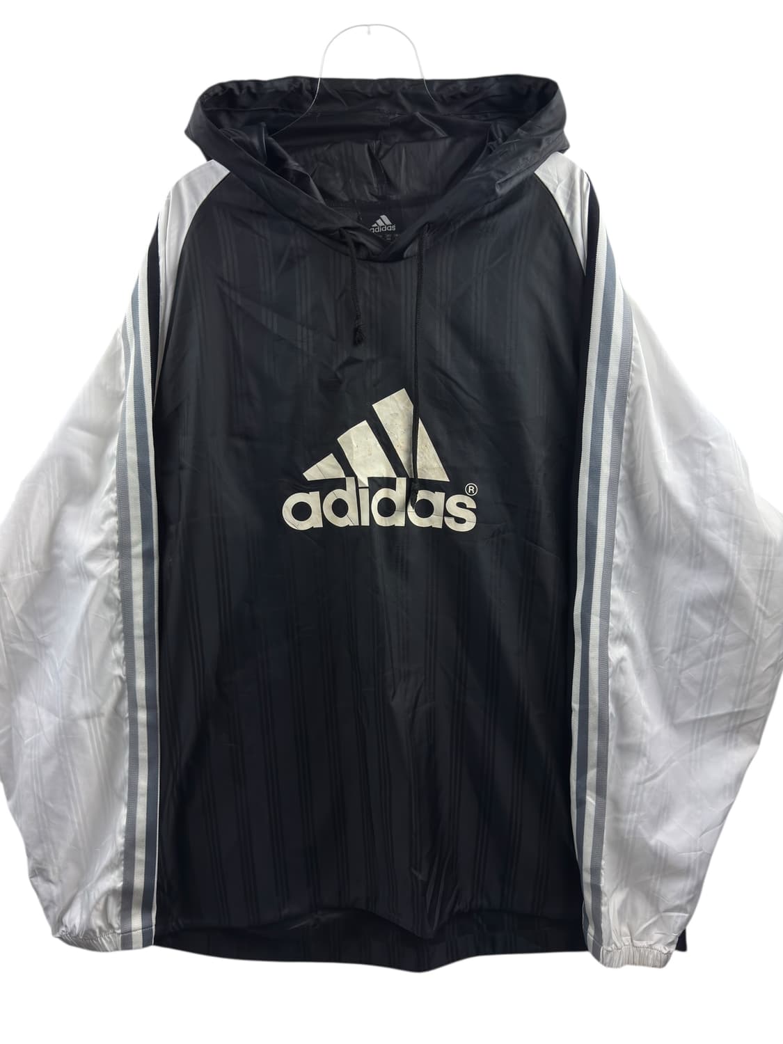 아디다스 검흰 후드 웜업1350 상품이미지1