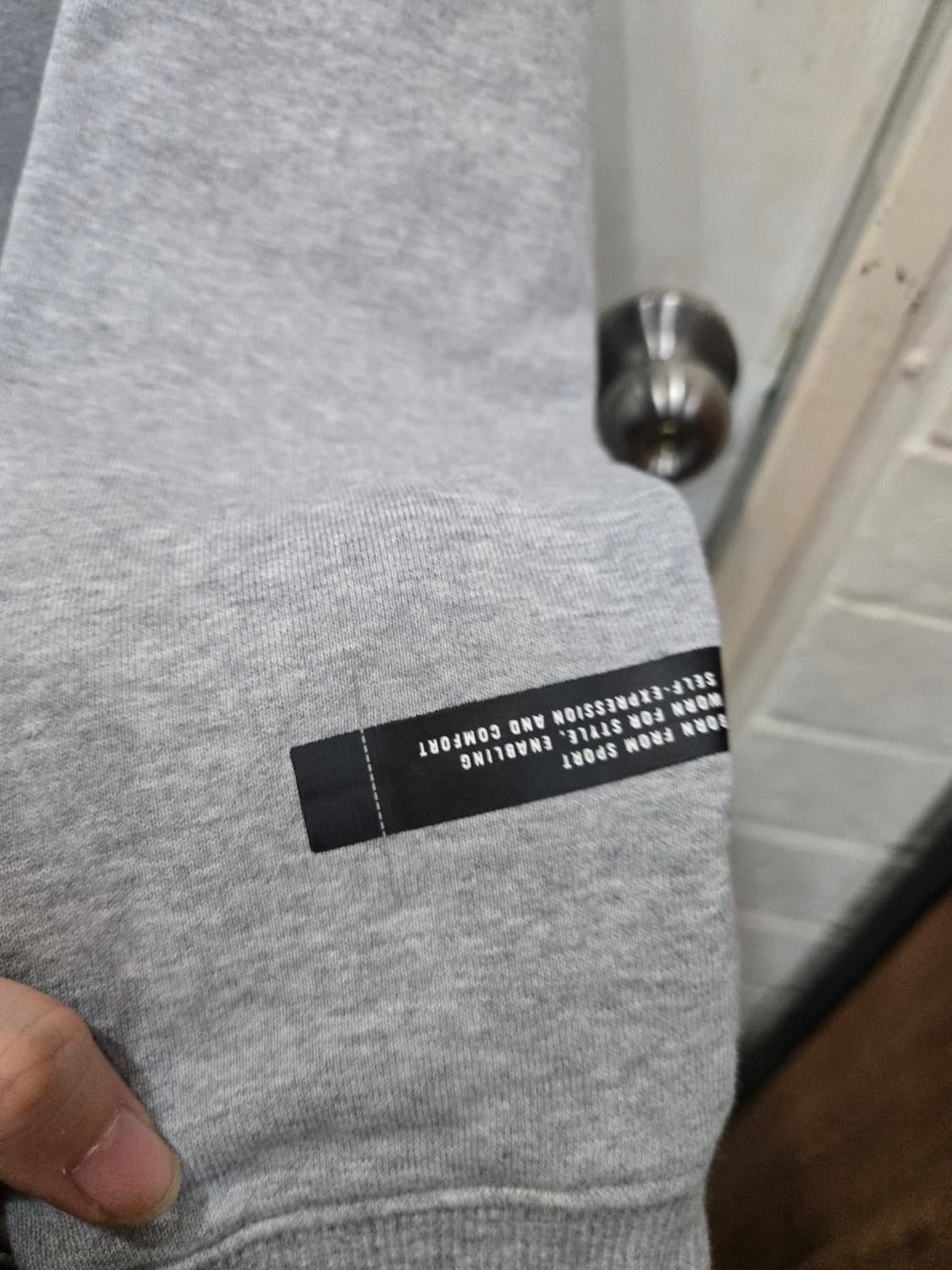 M,95 )) adidas 아디다스 회색 기모 반집업 긴팔티셔츠! 상품이미지5