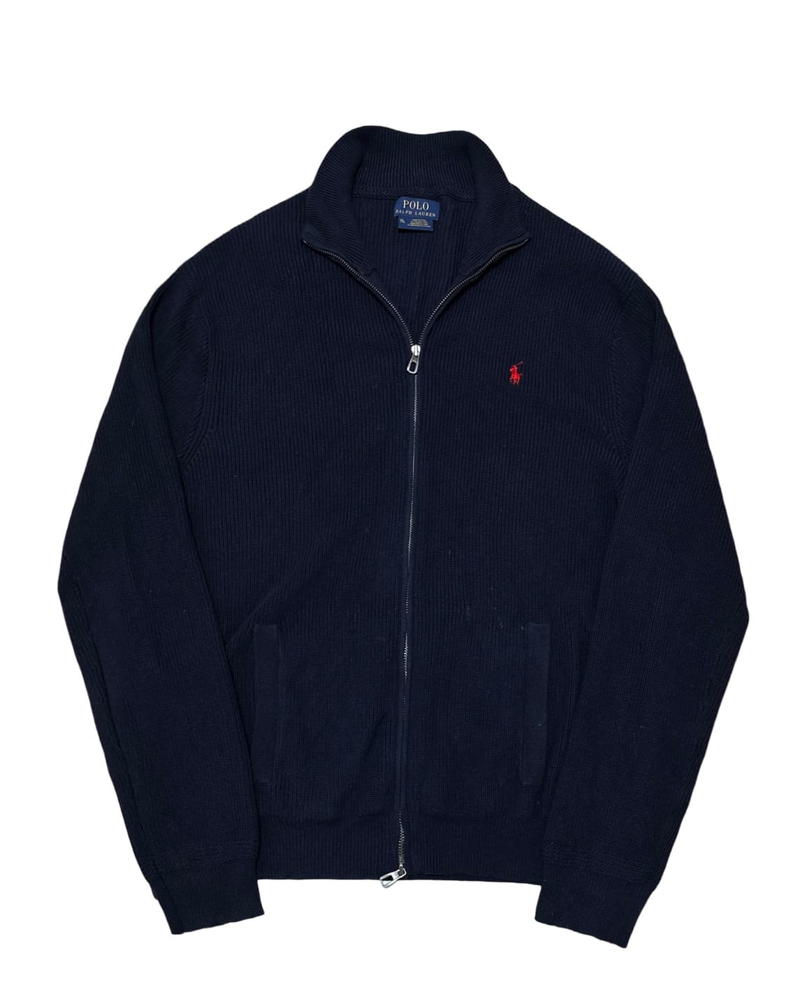 폴로 랄프로렌 투웨이 네이비 니트집업 상품이미지1