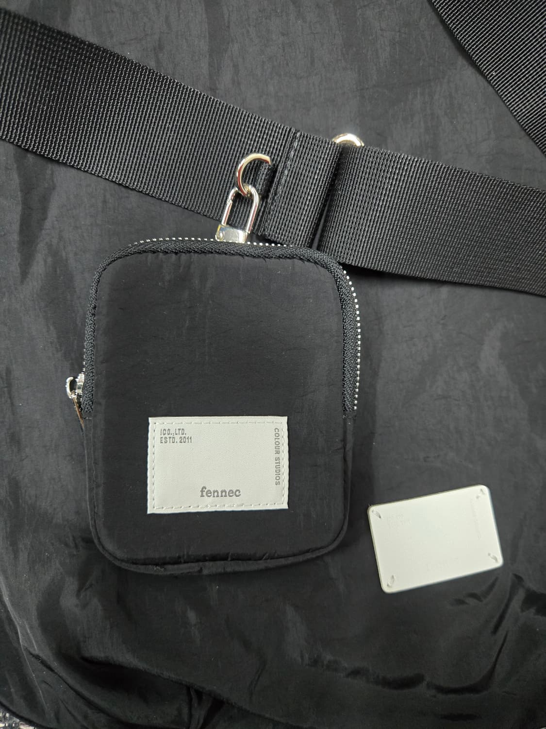 페넥 블랙 슬링백 + 미니 파우치 세트 크로스백 상품이미지5