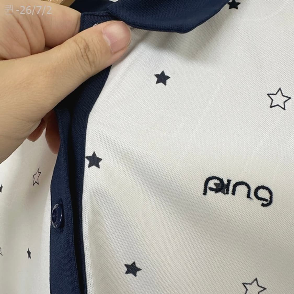 핑 여자 골프 스판 시스루팔 티셔츠 95 /퀸 상품이미지9