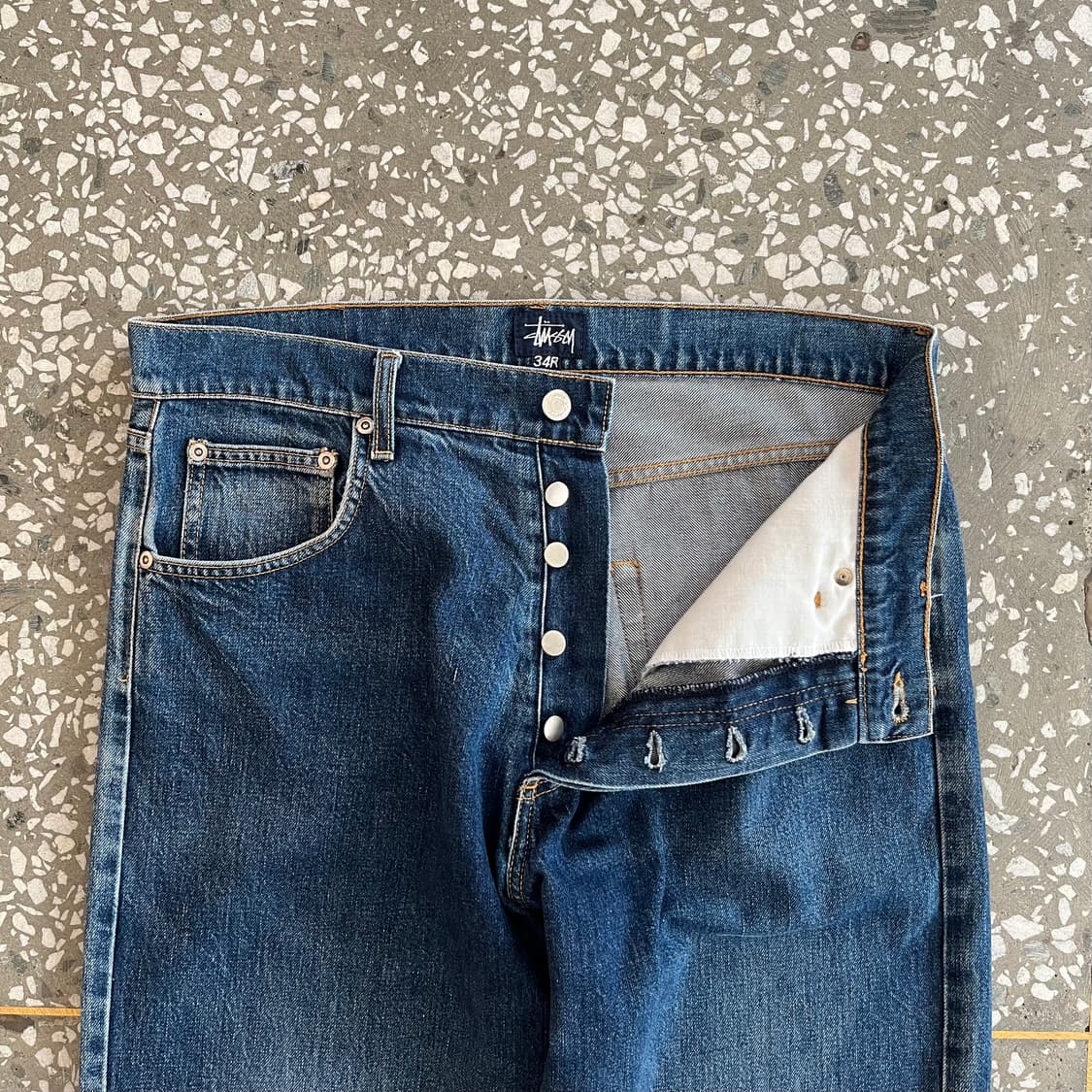 90-00s 올드 스투시 데님 팬츠 상품이미지4