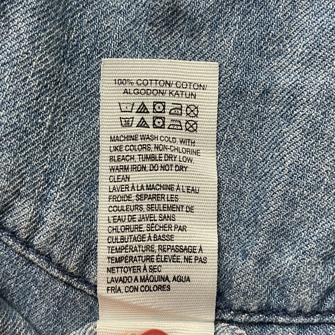 LUCKY BRAND 빈티지 다운버튼 웨스턴 데님셔츠 상품이미지9