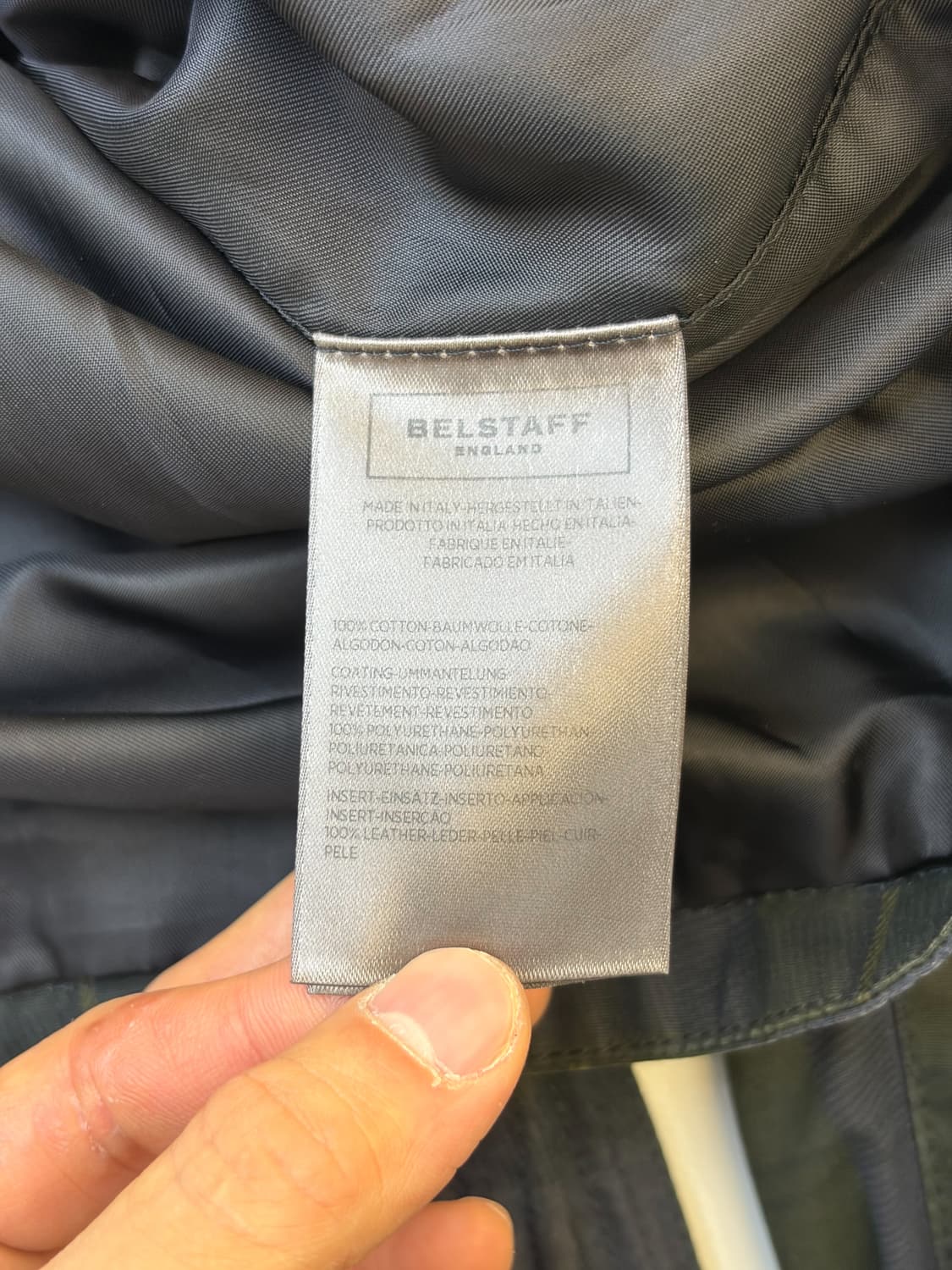 GSR 바이 벨스타프 블랙와치 왁스드 모터 자켓 상품이미지6