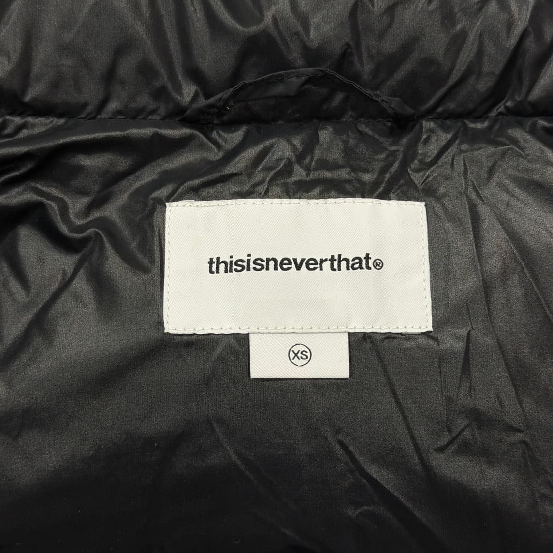 디스이즈네버댓 퍼텍스 T 다운 숏패딩 푸퍼 자켓 블랙 XS 상품이미지6