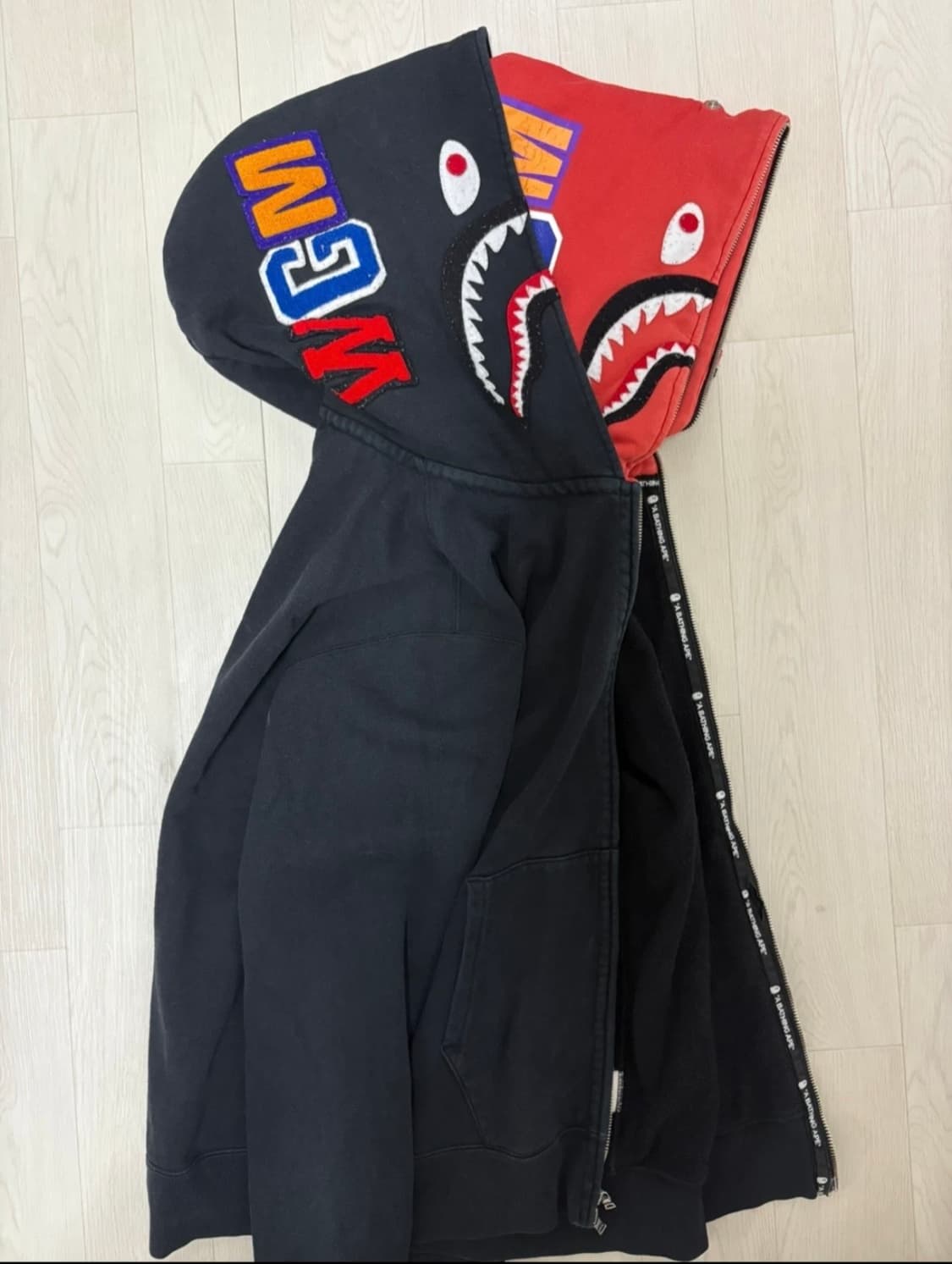 베이프 더블샤크후드집업 xl 상품이미지1