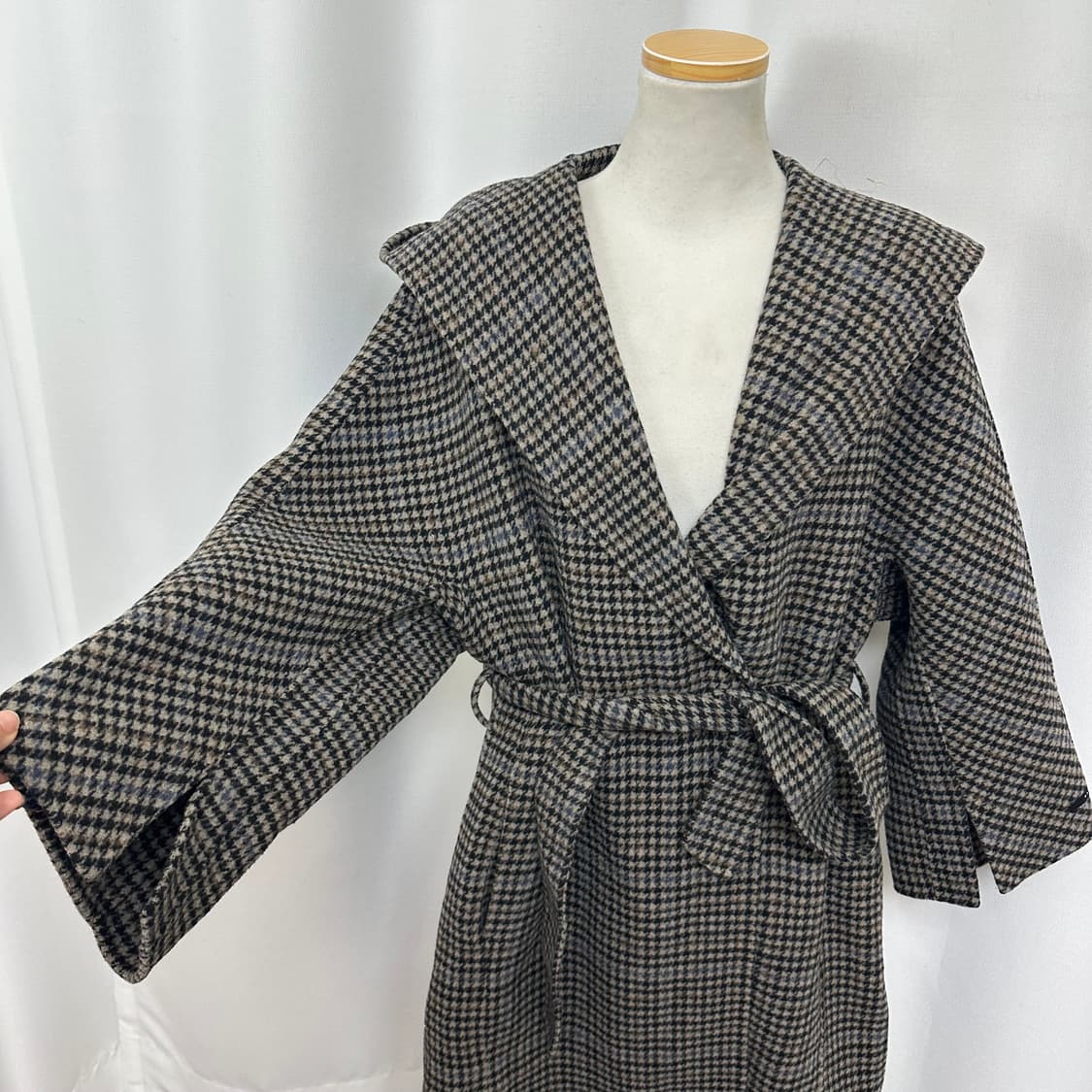  꼼빠니아 여자 허리끈 모 코트 ONE SIZE 상품이미지2