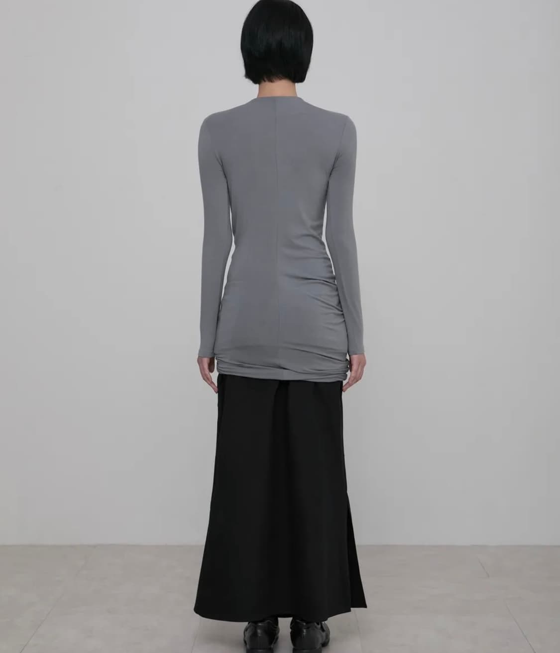 플레어업 Draped Mock Neck Dress 상품이미지3