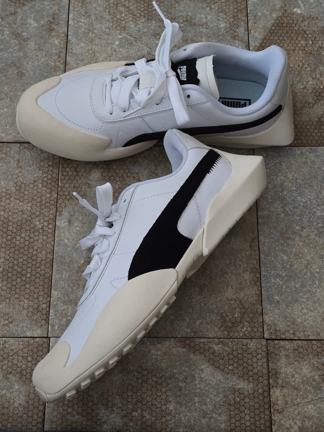 (250)푸마 베이더론 클린 화이트 상품이미지3