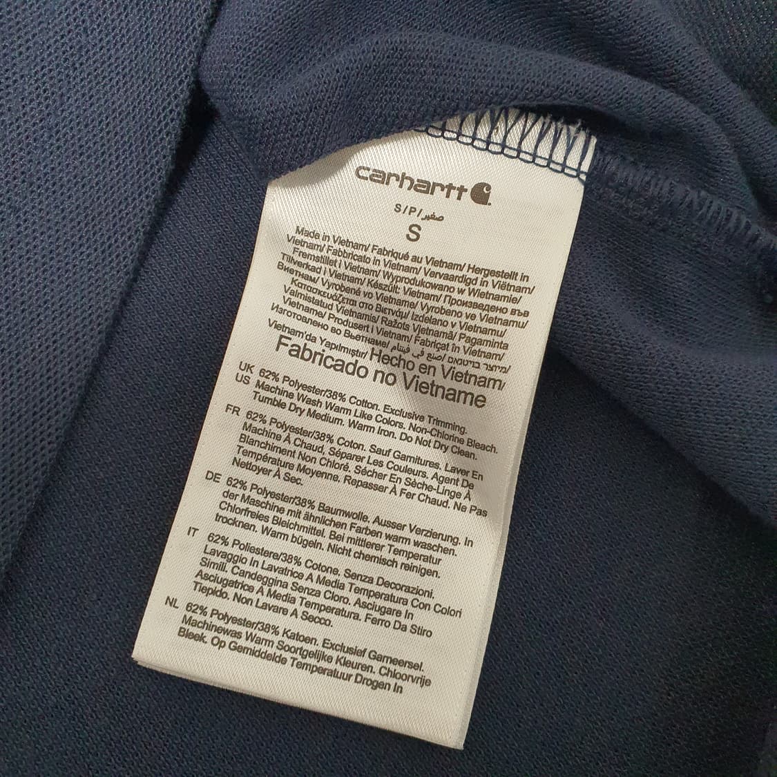 칼하트 반소매 카라티 남자95~100 상품이미지5
