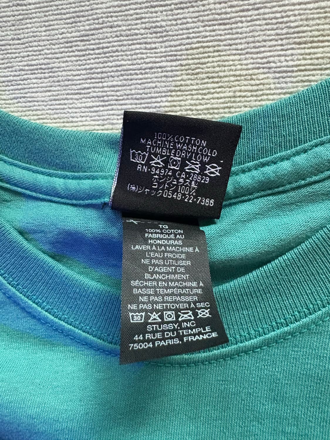 스투시 베이직 롱슬리브 오션 xl 상품이미지4