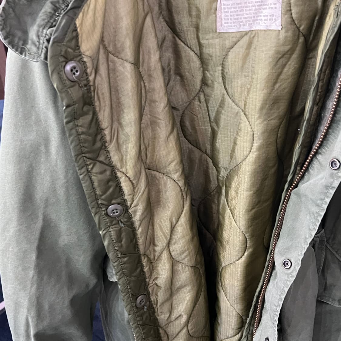 [S] 80s ecwcs US OG 피쉬테일 개파카 야상  상품이미지8