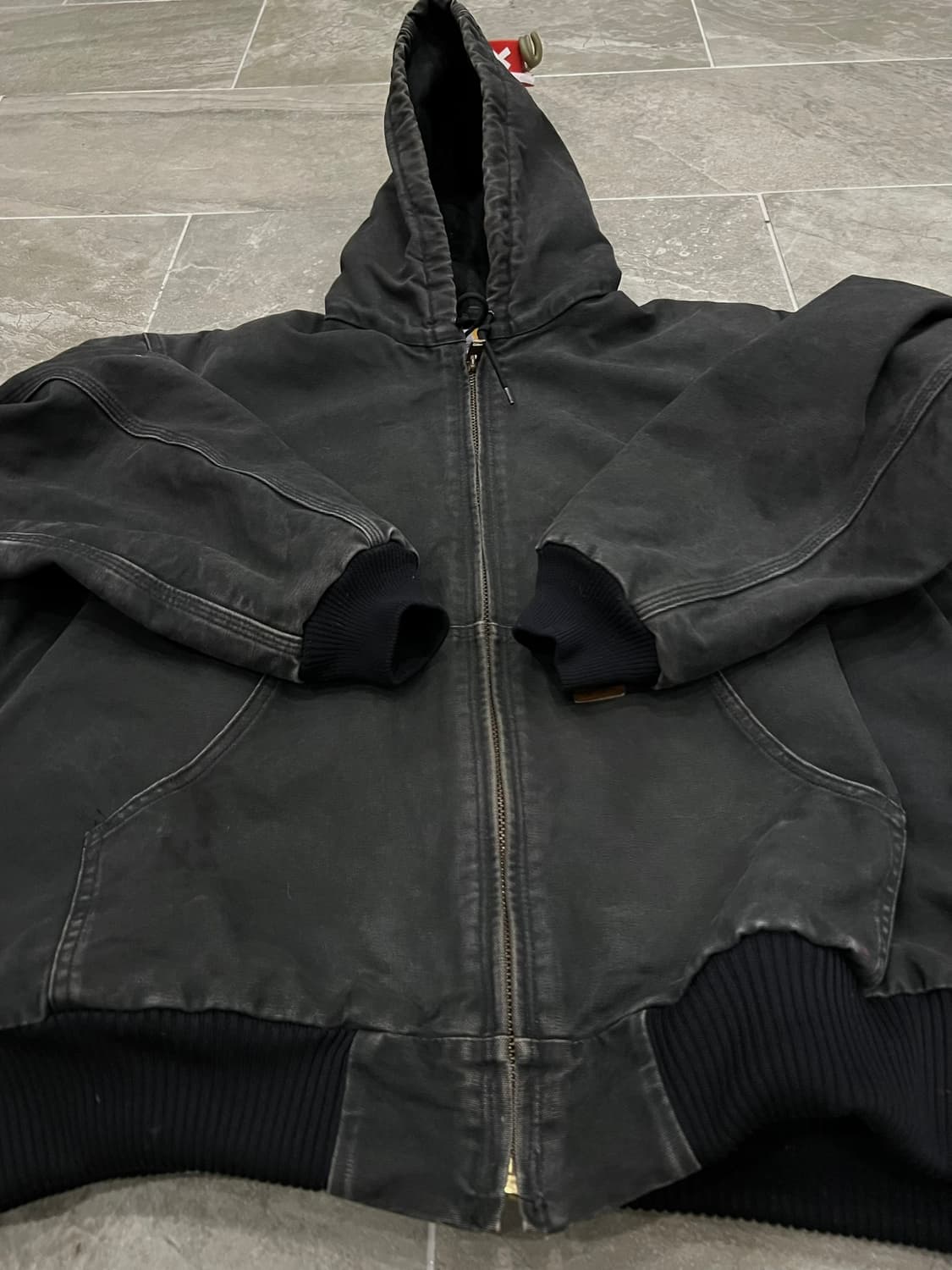 (XL) 칼하트 덕 액티브 후드자켓 J130 BLK 블랙 상품이미지7