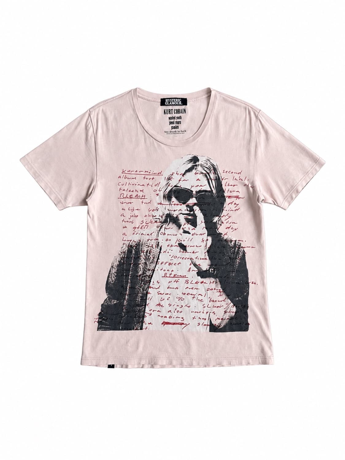 Hysteric Glamour 'Kurt Cobain' 1/2 tee(히 상품이미지1