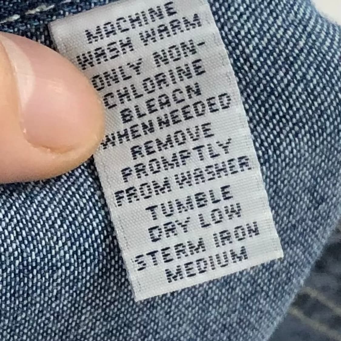 L 폴로 데님 셔츠 상품이미지4