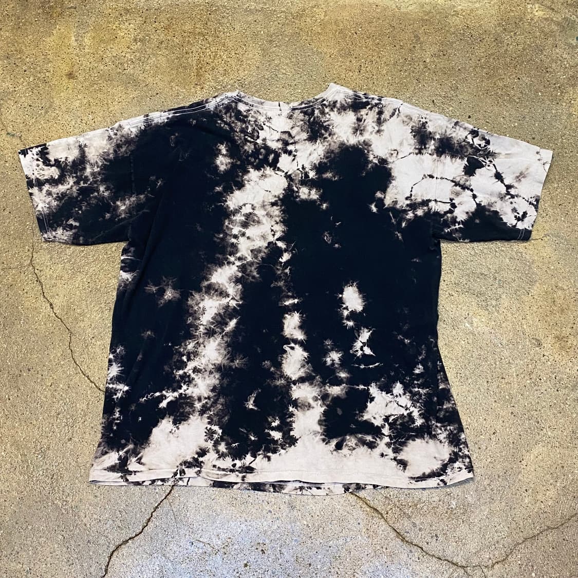 미국 빈티지 레드제플린 타이다이 프린팅 반팔티 락티셔츠 상품이미지5