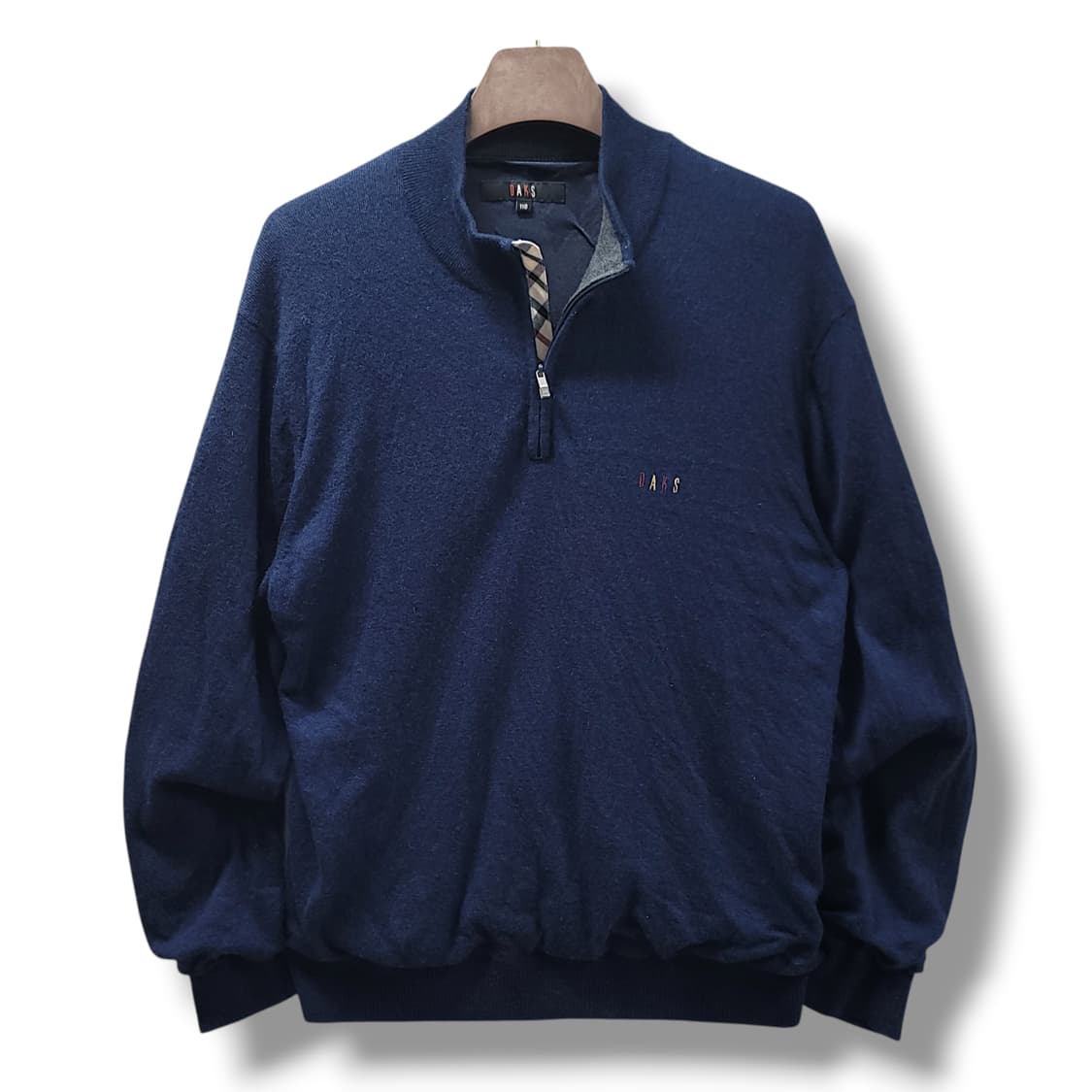 [110] 닥스 네이비 하프집업 모 스웨터 니트 상품이미지1