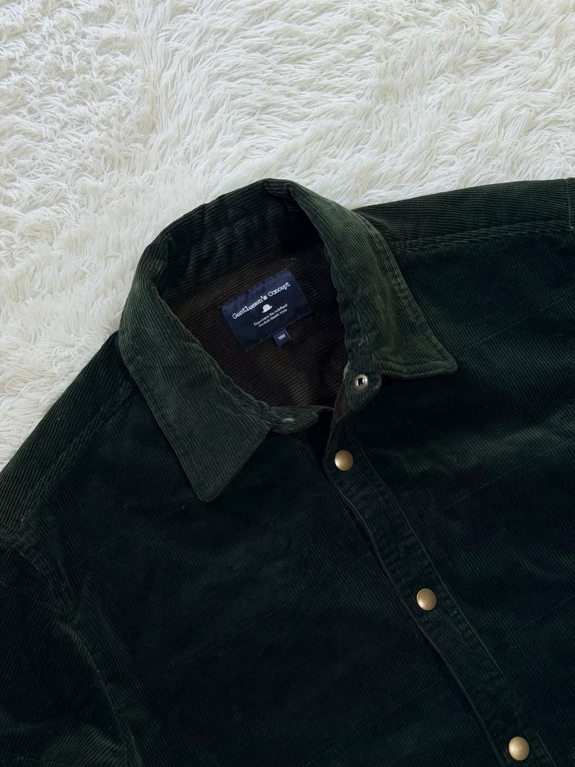 Gentlemen's Concept 코듀로이 자켓 카키 100 상품이미지1