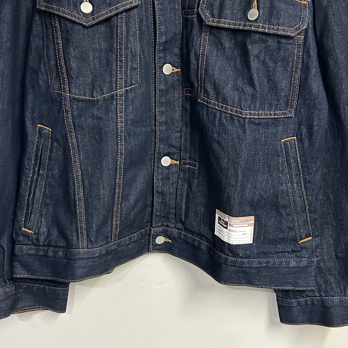 MIHARAYASUHIRO x GU denim jacket deep bl 상품이미지3