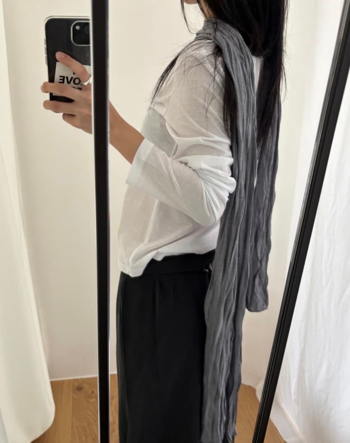 브리즈아카이브 스카프 라이트그레이 상품이미지1