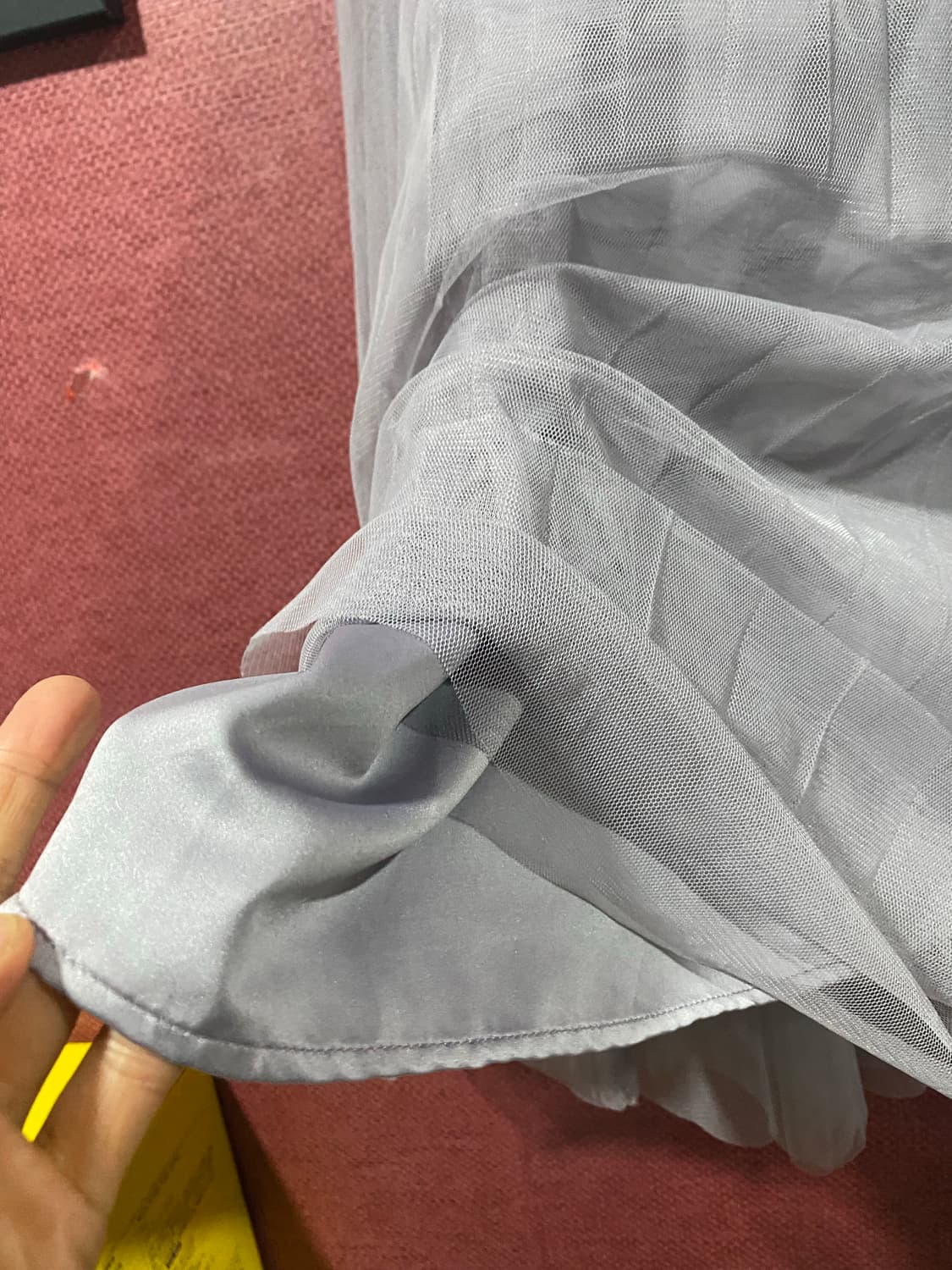 회색 롱 샤 스커트 상품이미지7