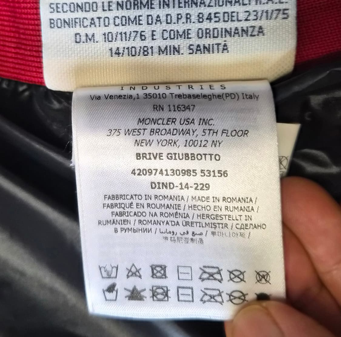 (정품) 몽클레어 BRIVE 숏패딩 1사이즈 (명품 남자 자켓 점퍼) 상품이미지5