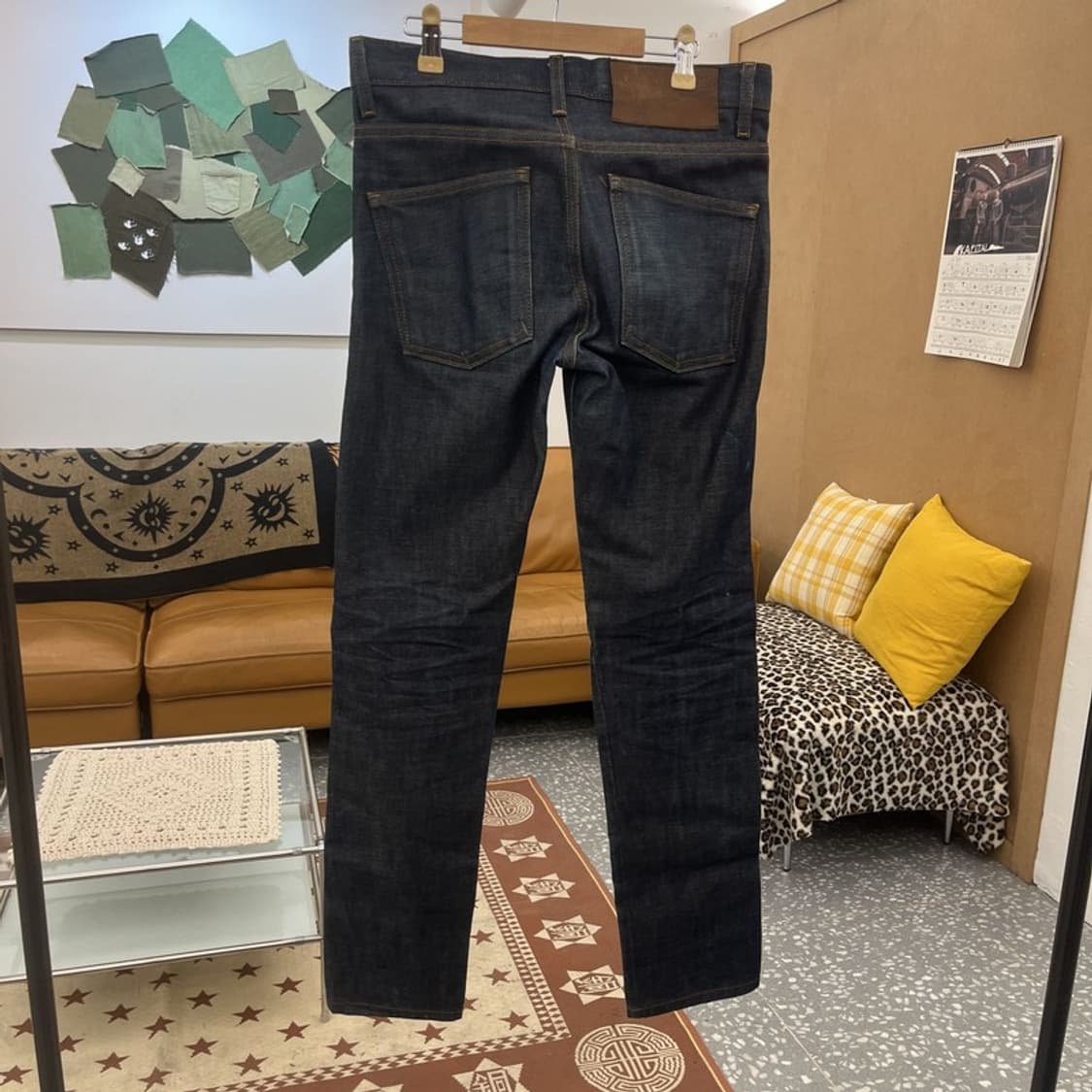 네이키드앤페이머스 모던 캐주얼 셀비지 데님팬츠 28인치 C09804 상품이미지4