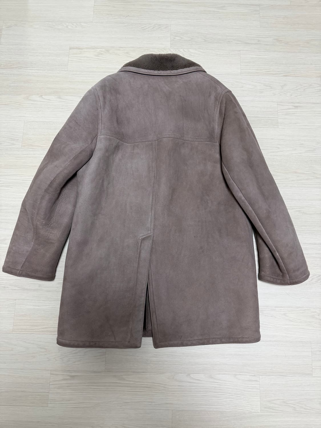 브라운 무스탕 코트 상품이미지2