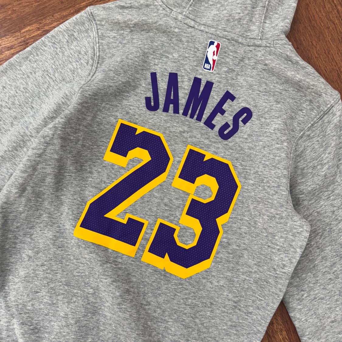 S 나이키 LA 레이커스 후드 티셔츠(르브론) 상품이미지5