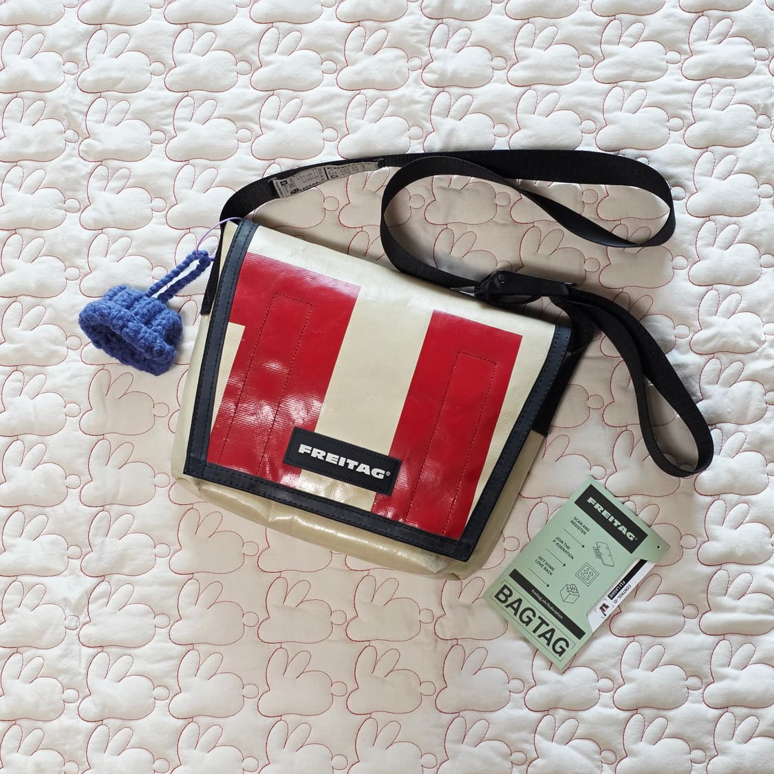 프라이탁 라씨(베이지/레드) 상품이미지2