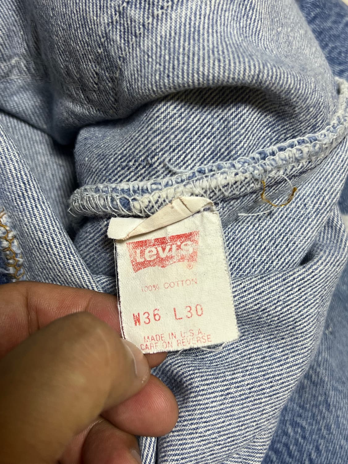 리바이스 Levis 501 90s USA Made W36 L30 상품이미지6