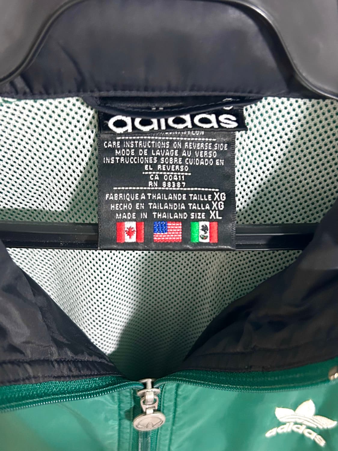 아디다스 80s 녹검 바람막이 상품이미지7