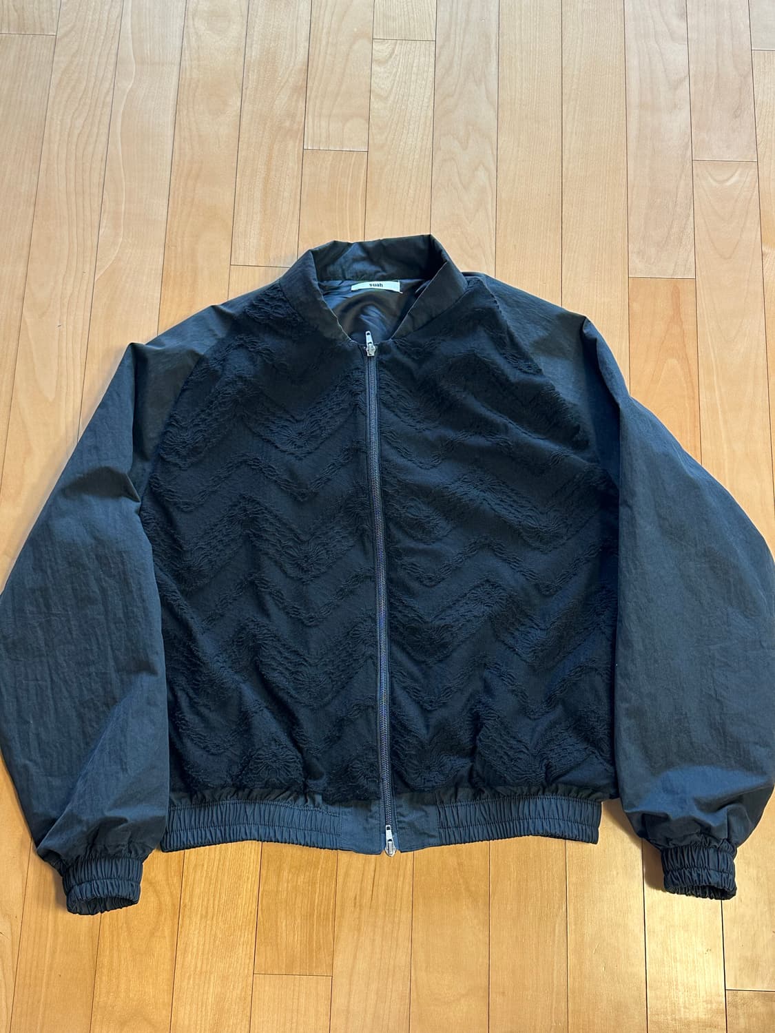 Suah 니트 블루종 2사이즈 상품이미지1