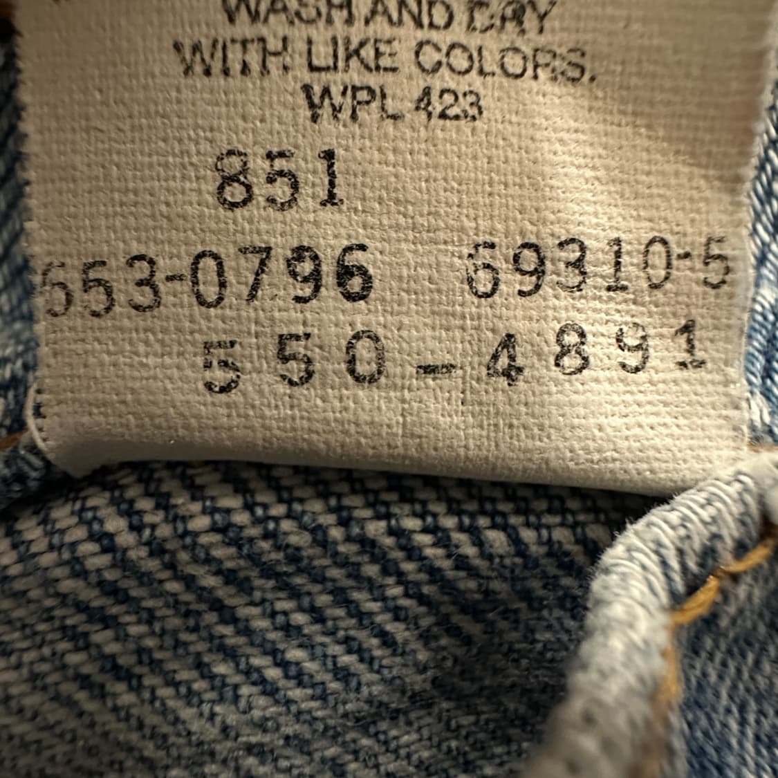 LEVI'S 550 90's usa made vintage denim 상품이미지5