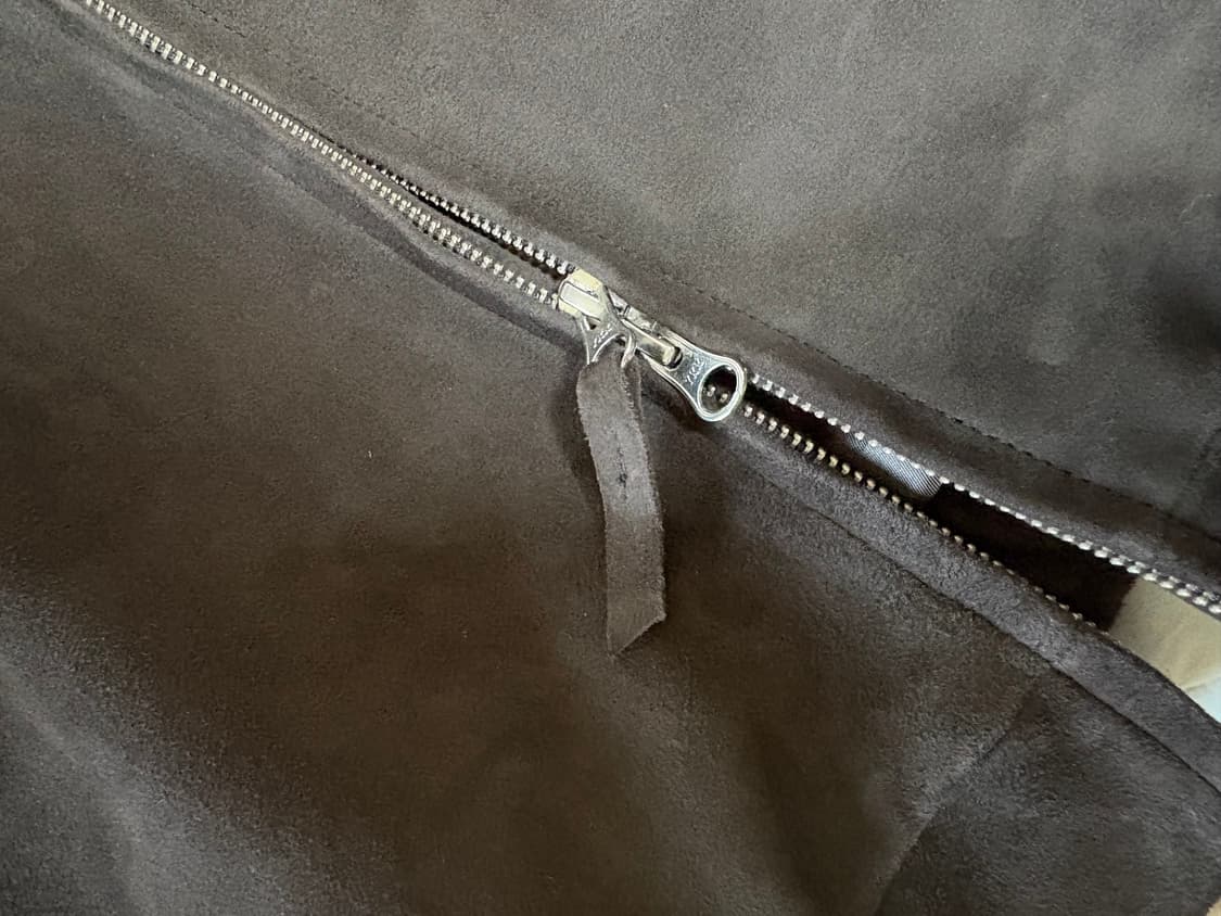 던스트 UNISEX SUEDE DRIZZLER JACKET CHOCO B 상품이미지4