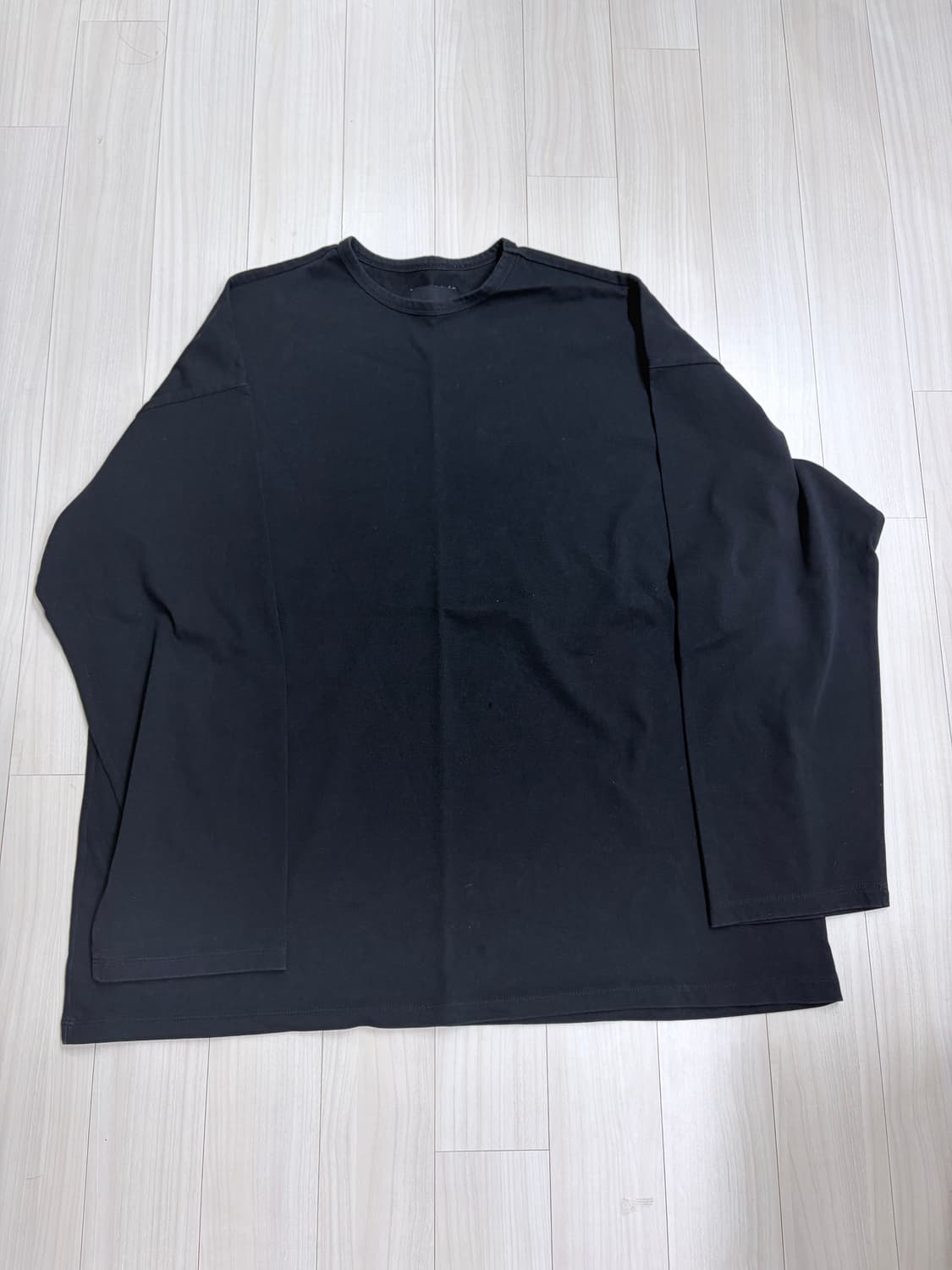 메종미네드 블랙 긴팔 티셔츠 롱슬리브 s사이즈 상품이미지3