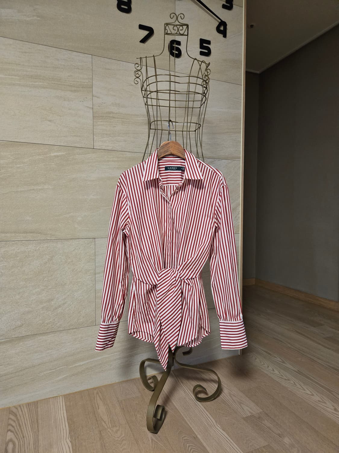 [m] 폴로랄프로렌 여성 리본 셔츠 남방 상품이미지1