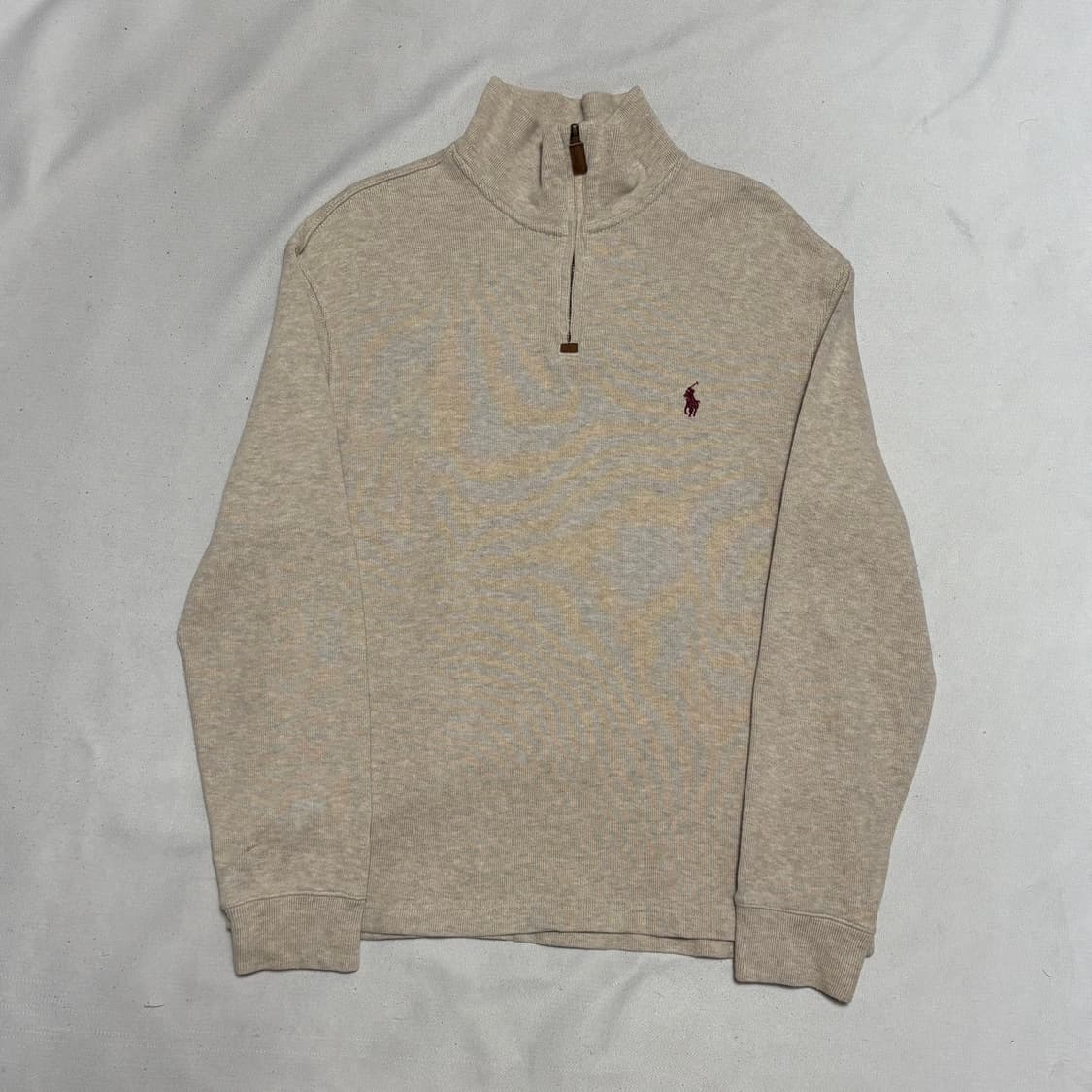 M 폴로랄프로렌 오트밀 반집업 니트 상품이미지2