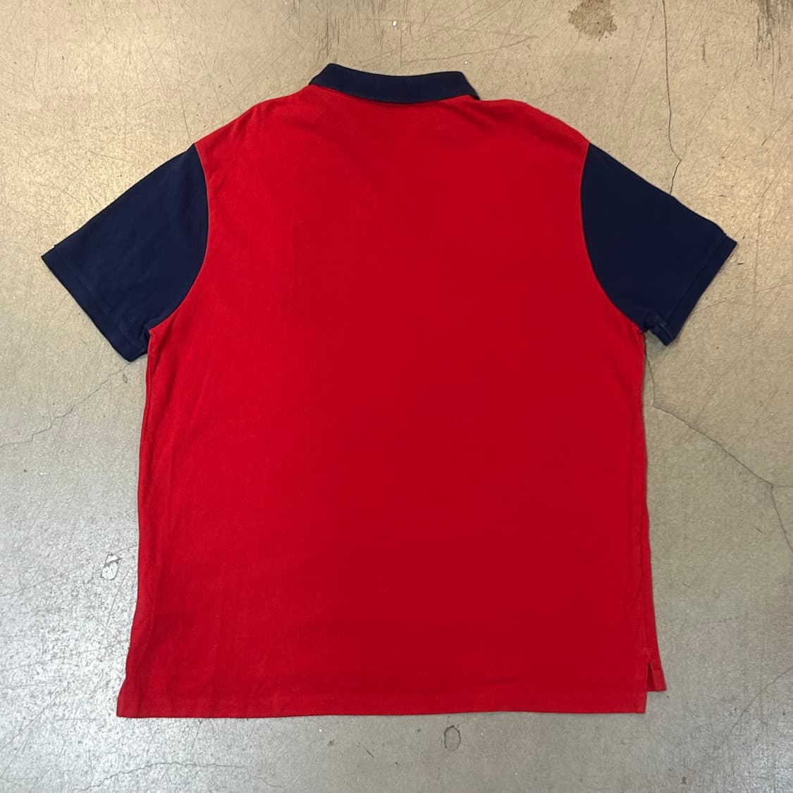 XL 폴로랄프로렌 커스텀 슬림핏 빅포니 레드 카라 반팔티 상품이미지3